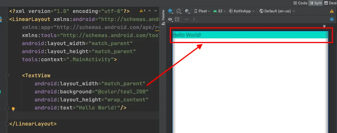 Android layout_width as match_parent
