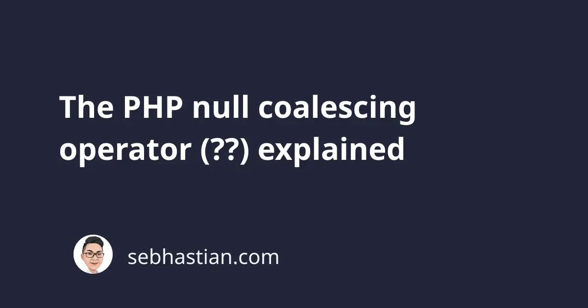 php null coalesce assignment operator