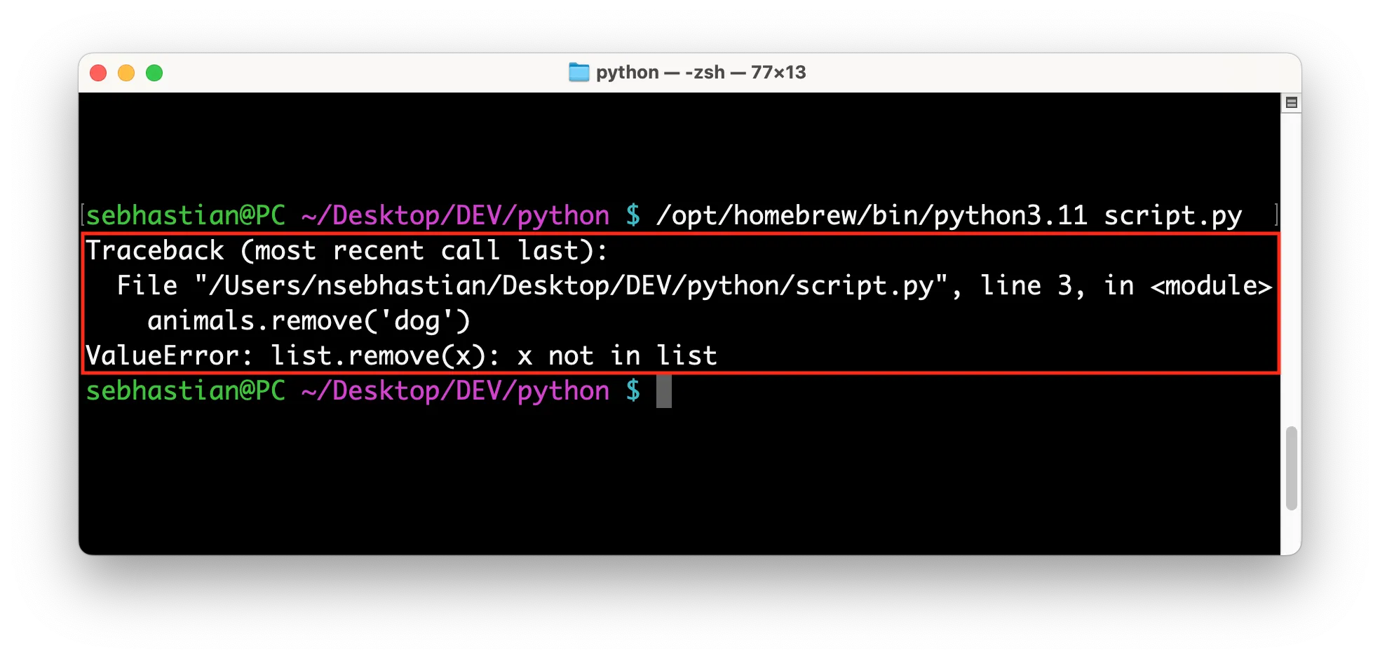 fix-python-valueerror-list-remove-x-x-not-in-list-sebhastian