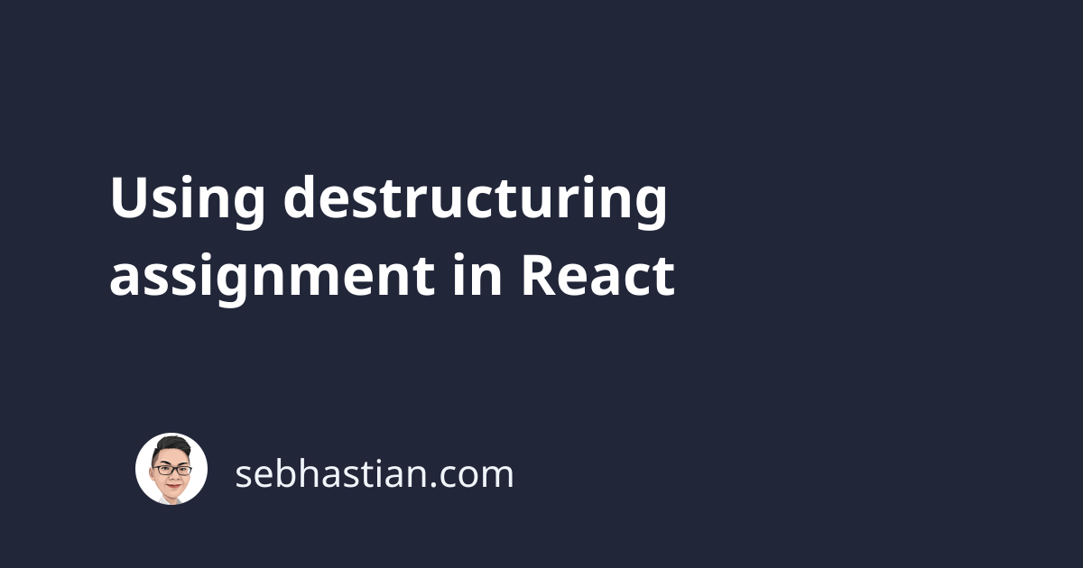 r destructuring assignment