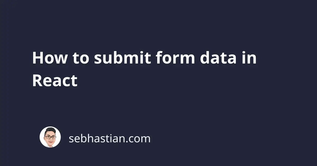 react submit form to database