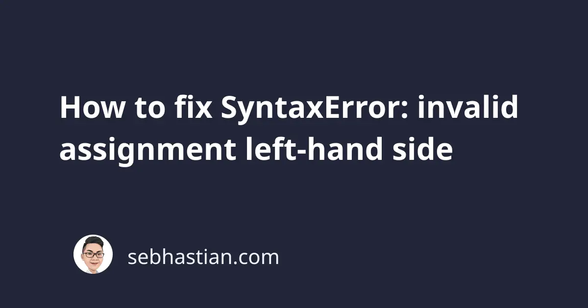 invalid left hand side in assignment expression innerhtml